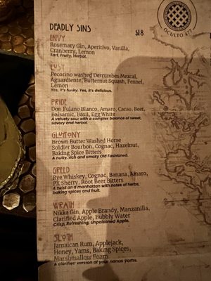 Menu photo 1 Oculto 477 San Diego, CA Menu photo 1 Oculto 477 San Diego, CA