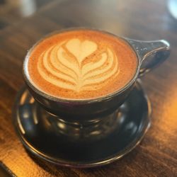 White chocolate, cinnamon coffee