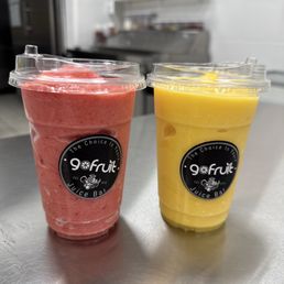 Strawberry Melon Twist Smoothie (Small) Hawaiian Smoothie (Small)