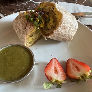 Julienne - The small & bland breakfast burrito - New American Near Me - San Marino, California