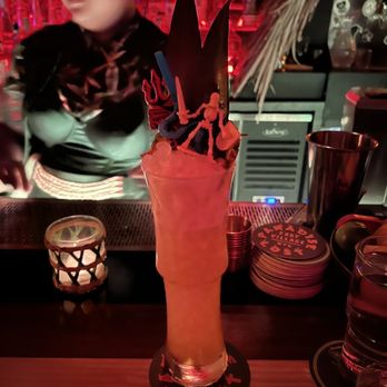 Paradise Lost - A worthwhile swizzle, the theatrics make it to the glass - Cocktail Bars Near Me - New York, New York Paradise Lost - A worthwhile swizzle, the theatrics make it to the glass - Cocktail Bars Near Me - New York, New York