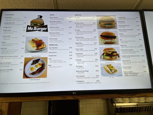 Menu photo 1 Mr Burger Kentwood, MI