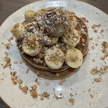 The Jagged Fork - Banana Protein Pancakes - Breakfast & Brunch Near Me - Rochester Hills, Michigan The Jagged Fork - Banana Protein Pancakes - Breakfast & Brunch Near Me - Rochester Hills, Michigan
