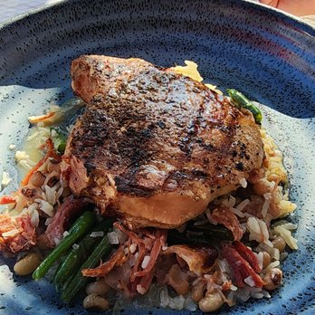 Drake Downtown Bend - Pork chop, so tender - New American Near Me - Bend, Oregon