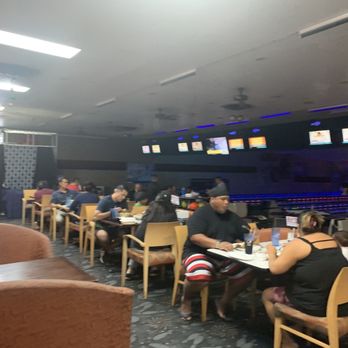 Aiea Bowl - Inside of bowling alley - looks like it's a restaurant with a bowling alley - Bowling Near Me - Aiea, Hawaii