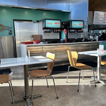 P. Terry's Burger Stand - Self serve soda fountain. - Burgers Near Me - Lakeway, Texas P. Terry's Burger Stand - Self serve soda fountain. - Burgers Near Me - Lakeway, Texas