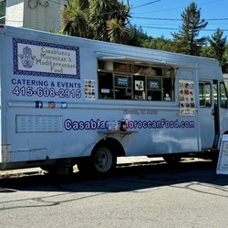 Casablanca Moroccan and Mediterranean Food - Truck outside