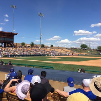 Camelback Ranch - Watching the game from section 6 - Stadiums & Arenas Near Me - Phoenix, Arizona