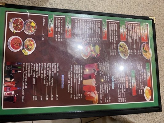 Menu photo 4 Las Ranas Cafe Los Angeles, CA