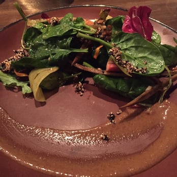 Millennium - Spinach and chicory salad - Vegan Near Me - Oakland, California Millennium - Spinach and chicory salad - Vegan Near Me - Oakland, California