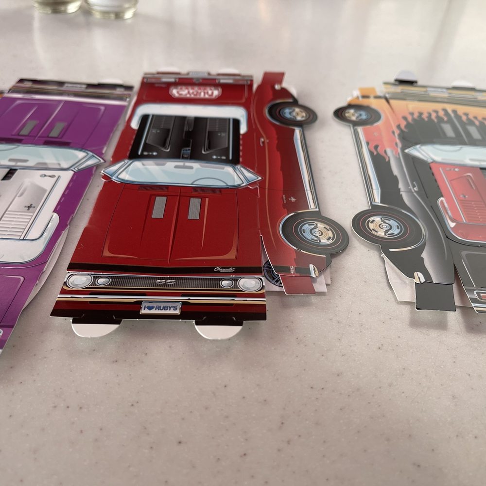 Ruby's Diner - Ruby paper cars - American Near Me - San Clemente, California Ruby's Diner - Ruby paper cars - American Near Me - San Clemente, California