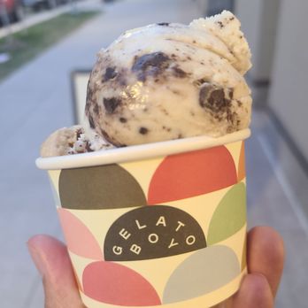 Gelato Boy - Salted oreo scoop - Gelato Near Me - Denver, Colorado