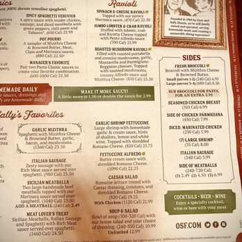 The Old Spaghetti Factory - Menu - Italian Near Me - Duarte, California The Old Spaghetti Factory - Menu - Italian Near Me - Duarte, California