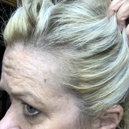 orange hairline with dark roots already exposed same day orange hairline with dark roots already exposed same day
