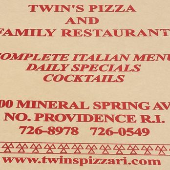 Twin's Pizza - Pizza Near Me - North Providence, Rhode Island Twin's Pizza - Pizza Near Me - North Providence, Rhode Island