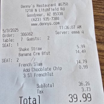 Denny's - Diners Near Me - Goodyear, Arizona Denny's - Diners Near Me - Goodyear, Arizona