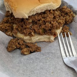 Pub 3one4 - Sloppy joe.  Not much flavor or sauce.