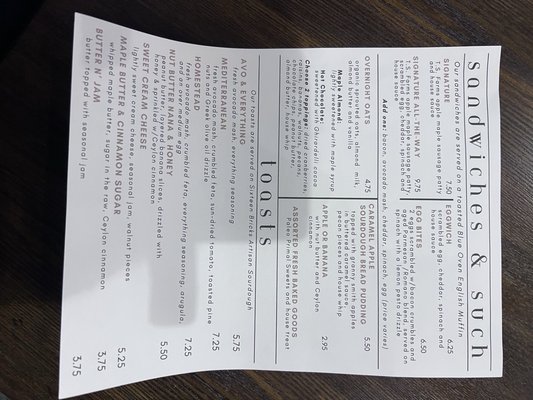 Menu photo 1 Kala Coffeehouse Mason, OH