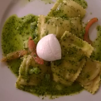 Ristorante Cyrano - Ravioloni with pesto - Italian Near Me - Lugano, TI