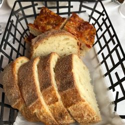 Aroma On Bryant - Bread butter and dipping oils.