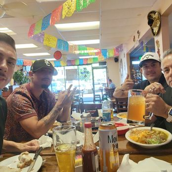 De Oro La Puerta - Me and my 3 sons after a round of golf at Birchhills - Mexican Near Me - Brea, California De Oro La Puerta - Me and my 3 sons after a round of golf at Birchhills - Mexican Near Me - Brea, California