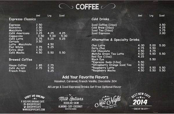 Menu photo 8 Red Pipes Cafe Forest Hills, NY Menu photo 8 Red Pipes Cafe Forest Hills, NY