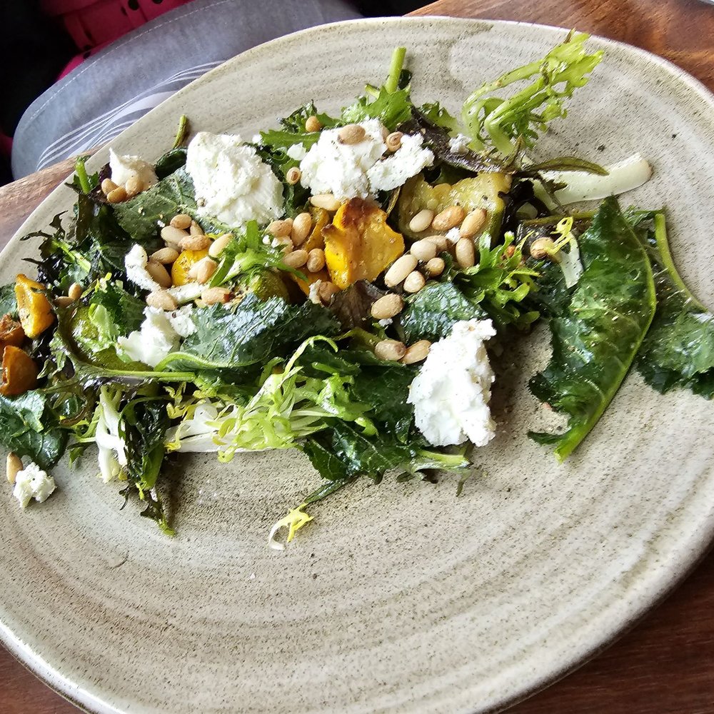Brix 25 - Patty pan squash salad - New American Near Me - Gig Harbor, Washington