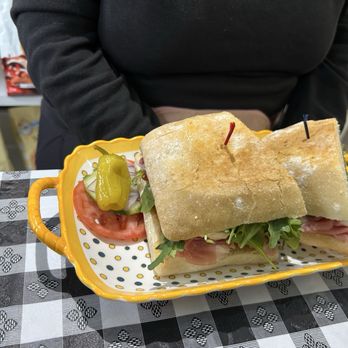 Bistro House - Prosciutto, mozzarella and fig jam on ciabatta - Italian Near Me - Hastings-on-Hudson, New York Bistro House - Prosciutto, mozzarella and fig jam on ciabatta - Italian Near Me - Hastings-on-Hudson, New York