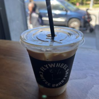 Flywheel Coffee Roasters - Iced latte - Coffee & Tea Near Me - San Francisco, California Flywheel Coffee Roasters - Iced latte - Coffee & Tea Near Me - San Francisco, California