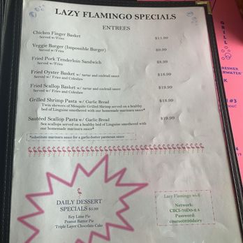 Lazy Flamingo - Seafood Near Me - Bokeelia, Florida Lazy Flamingo - Seafood Near Me - Bokeelia, Florida