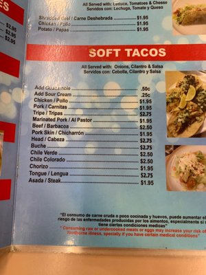 Menu photo 5 Panchitos Taqueria Garden Grove, CA Menu photo 5 Panchitos Taqueria Garden Grove, CA