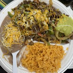 Ibarras Mexican Food - Steak fajitas