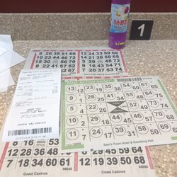 Bingo Room - Sam's Town - 9am bingo game $9 with bconnected card