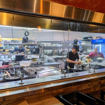 J-Bistro - Inside. Display kitchen. - Chinese Near Me - Atlanta, Georgia
