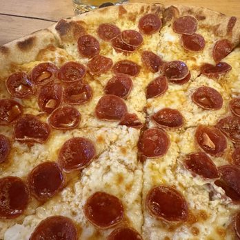 Capital Craft - Pepperoni hot honey white pizza - Pizza Near Me - Green Brook, New Jersey