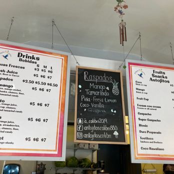 Antojitos Colibri - Menu - Juice Bars & Smoothies Near Me - Reno, Nevada Antojitos Colibri - Menu - Juice Bars & Smoothies Near Me - Reno, Nevada