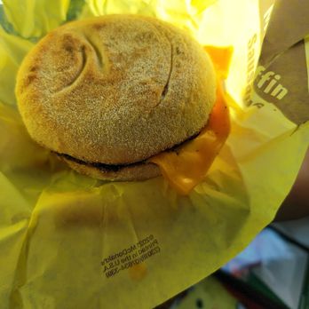 McDonald's - Sausage McMuffin What's up with the cheese? - Fast Food Near Me - Pleasant Prairie, Wisconsin