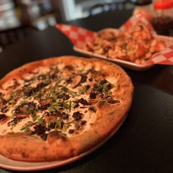 Strange Beast - Mushroom pizza - Pizza Near Me - Miami, Florida Strange Beast - Mushroom pizza - Pizza Near Me - Miami, Florida