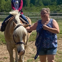 Coldwater Lake Stable - This is the lady that punched the horse several times in front of my goddaughter