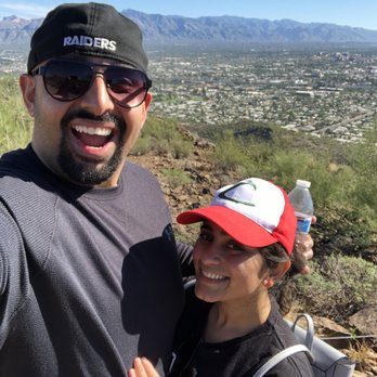 Tumamoc Hill - Always taking selfies! - Hiking Near Me - Tucson, Arizona