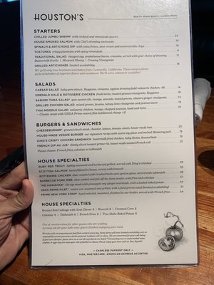 Menu photo 4 Houston's Restaurant North Miami Beach, FL Menu photo 4 Houston's Restaurant North Miami Beach, FL
