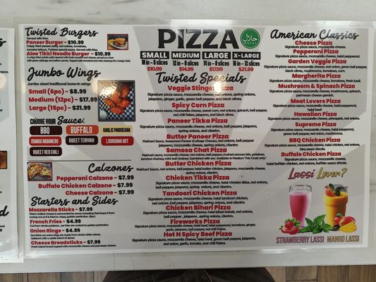 Menu photo 2 Twisted Pizza & Curries Richmond, TX Menu photo 2 Twisted Pizza & Curries Richmond, TX