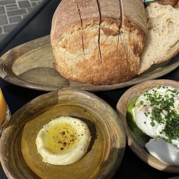 Esther's Kitchen - Pesto burrata and perfect sourdough -amazing. - Italian Near Me - Las Vegas, Nevada