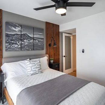 Lanikai Homes - We have a thing for wood slats on walls. Dozens of different ways to do this. - Interior Design Near Me - Kailua, Hawaii Lanikai Homes - We have a thing for wood slats on walls. Dozens of different ways to do this. - Interior Design Near Me - Kailua, Hawaii