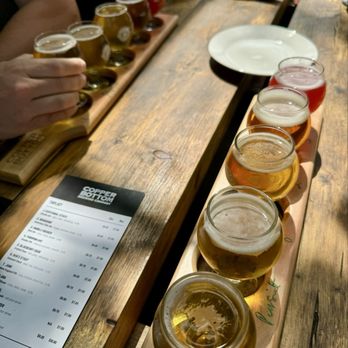 Copper Bottom Brewing - Beer flight - Breweries Near Me - Montague, Prince Edward Island