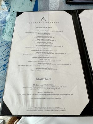 Menu photo 6 Geoffrey's Malibu Malibu, CA Menu photo 6 Geoffrey's Malibu Malibu, CA