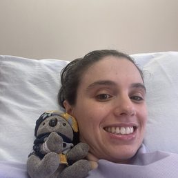 Pre-op selfie with my loyal surgery buddy Jerome (appendectomy on 7/27/2023) Pre-op selfie with my loyal surgery buddy Jerome (appendectomy on 7/27/2023)