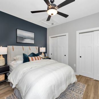VLux Madison | Homes for Rent - Hideaway - 1 Bedroom 1 Bathroom, Primary Bedroom. - Apartments Near Me - Madison, Alabama VLux Madison | Homes for Rent - Hideaway - 1 Bedroom 1 Bathroom, Primary Bedroom. - Apartments Near Me - Madison, Alabama