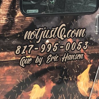 Not Just Q - Name of business on passengers side front of truck - Food Trucks Near Me