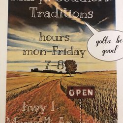 Mary’s Southern Traditions - Hours